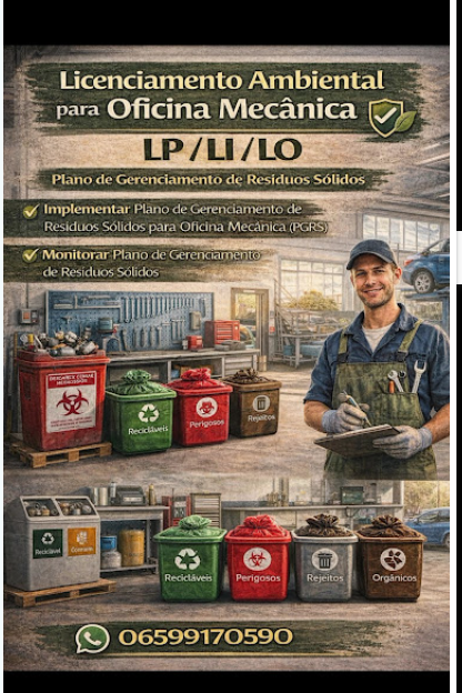 Licenciamento ambiental para oficina mecânica
